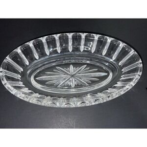 Waterford Crystal Candy Oval Dish Grafton‎ Street O'Connell Ireland Collection